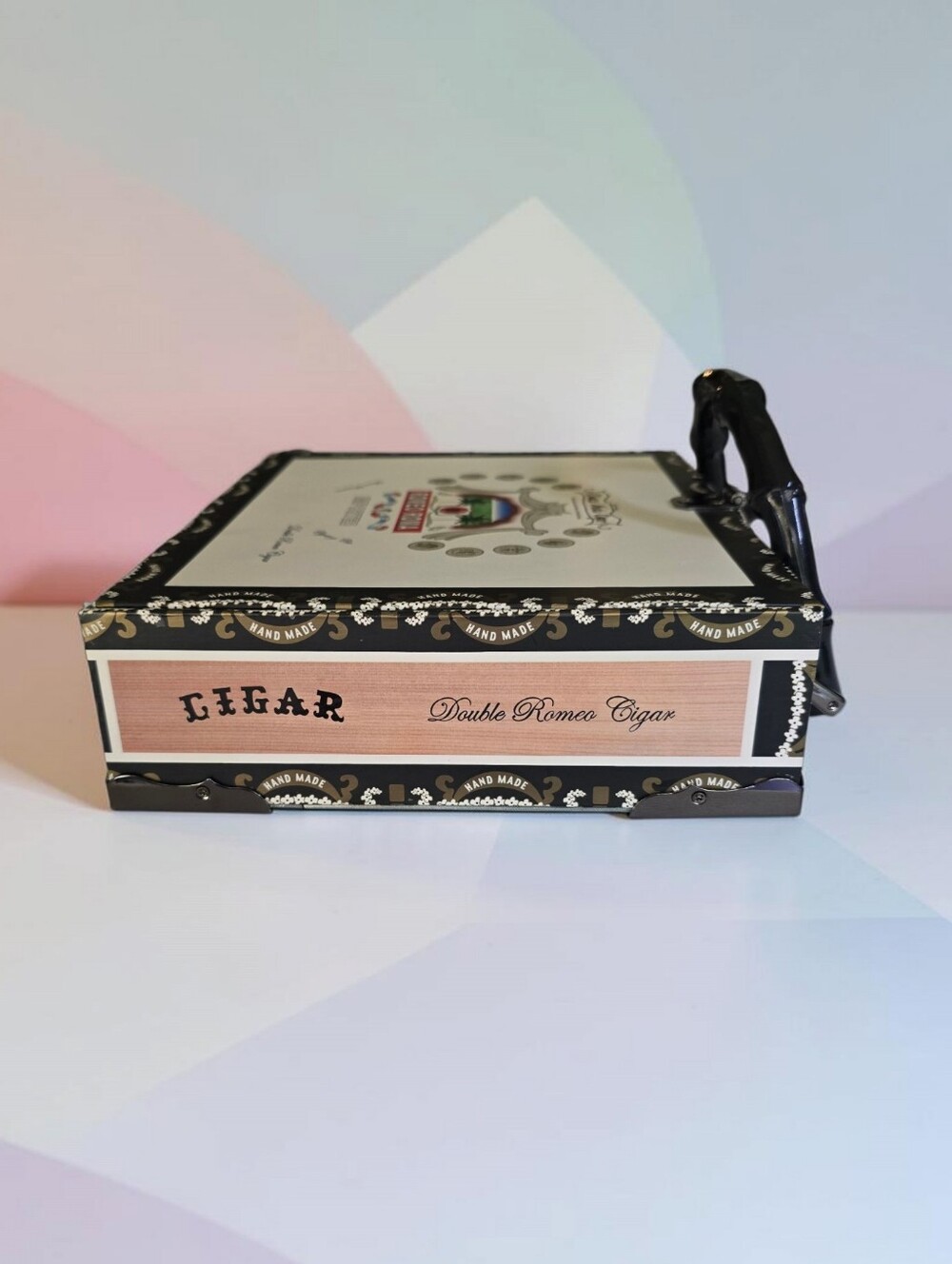 Vintage Romeo Roma Handmade Cigar Box Handbag - Picture 5 of 8